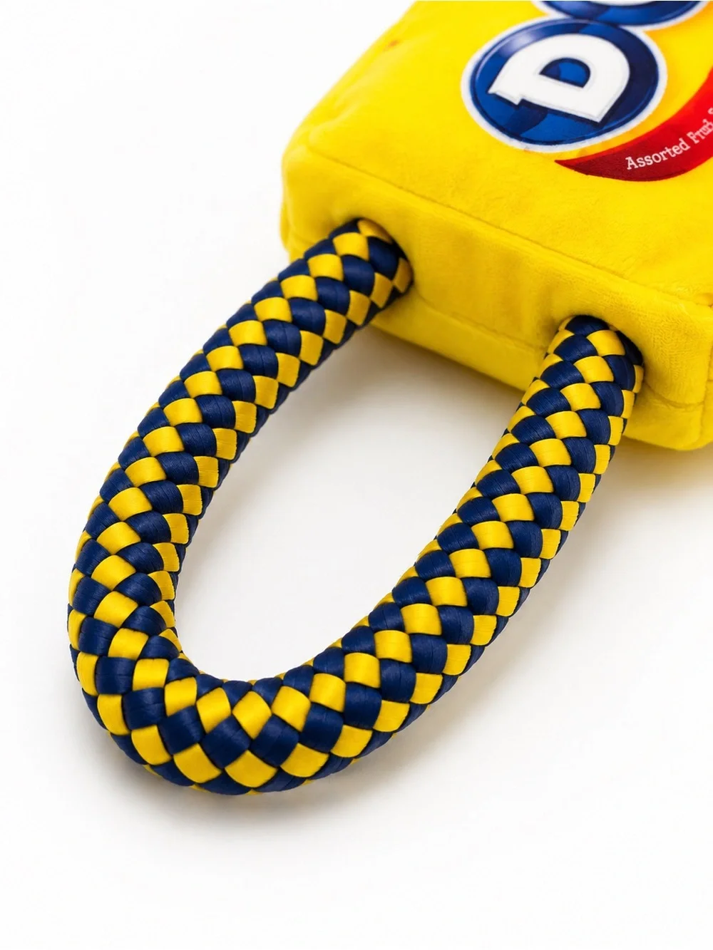 Dots Squeak & Tug Yellow Dog Toy - Tootsie NWT